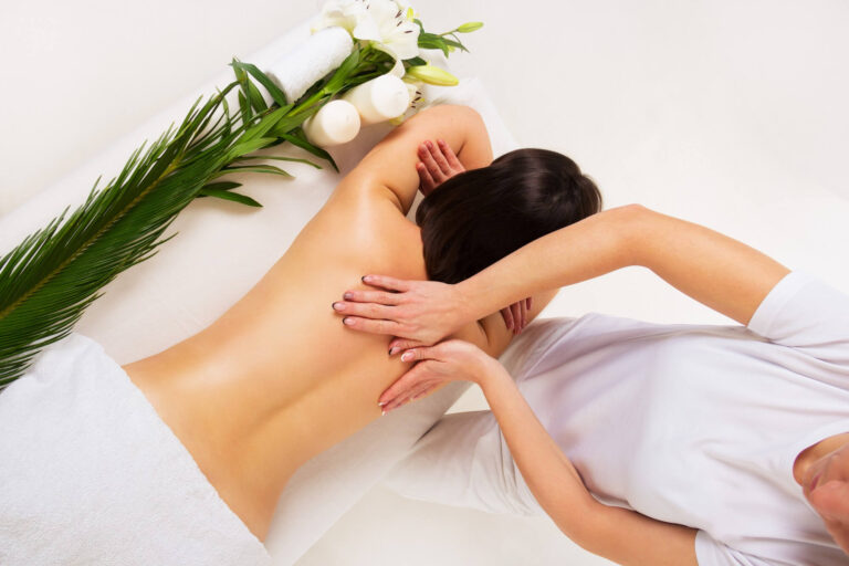 back massage spa salon